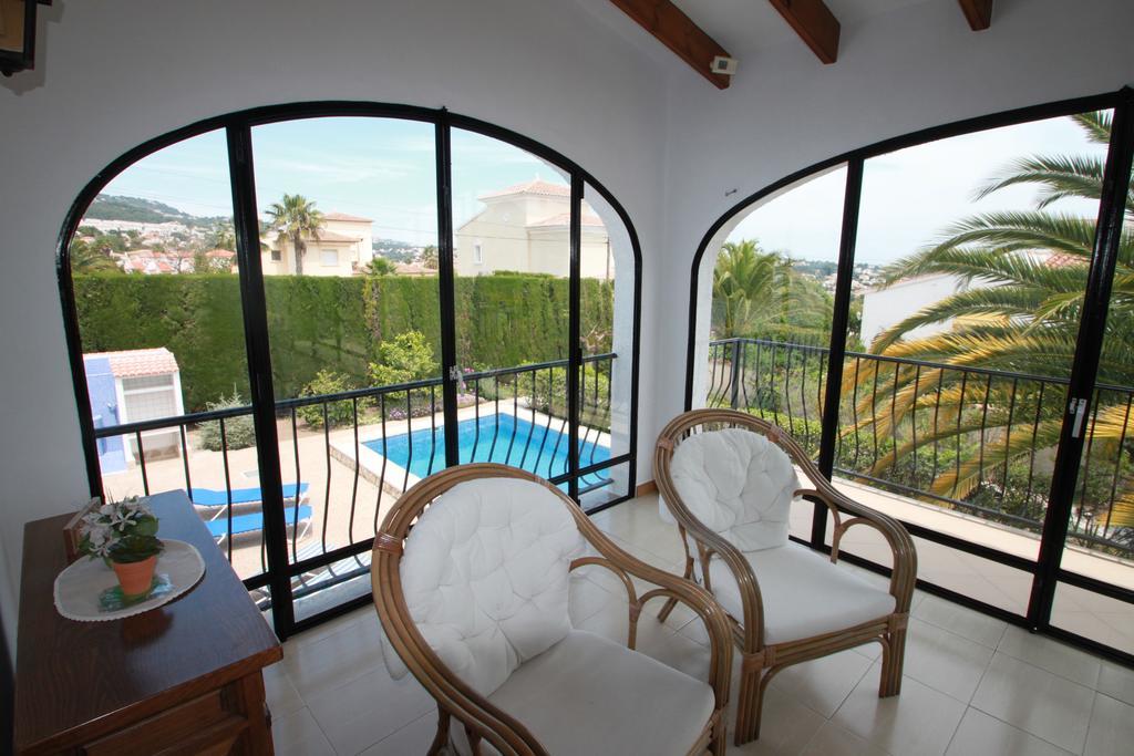 Sara - Sea View Villa With Private Pool In Calpe Værelse billede